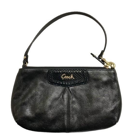 Coach Ashley black leather mini bag - Picture 1 of 6